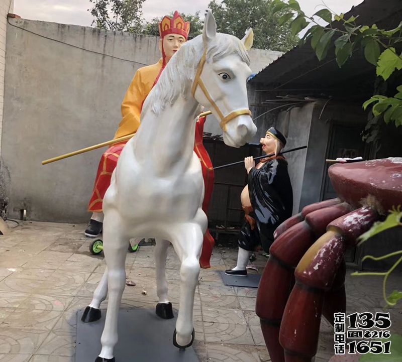 戶(hù)外 景區(qū)玻璃鋼彩繪西游記人物雕塑